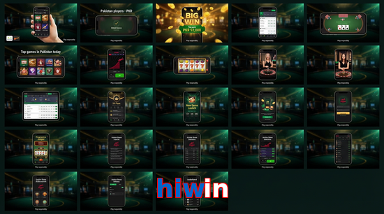 Main screen of Hiwin bet page for PK players